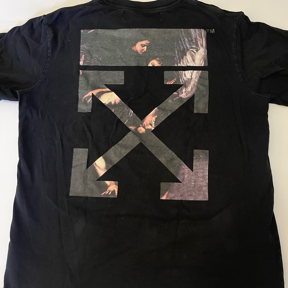 OFF White Caravaggio Arrow T-shirt In White